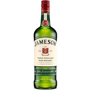 Jameson Original Triple Distilled Blended Irish Whiskey 40% ABV 1L Irish Whiskey with Spicy Wood and Sweet Notes Blended Irish Whiskey with Signature Smoothness Triple Distilled in Ireland Jameson Original Triple Distilled Blended Irish Whiskey 40% ABV 1L Irish Whiskey with Spicy Wood and Sweet Notes Blended Irish Whiskey with Signature Smoothness Triple Distilled in Ireland