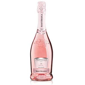 Sant'Orsola Prosecco D.O.C. Rosè Millesimato Extra Dry, from Glera and Pinot Noir Grapes, Delicate Taste with Fruity and Floral Notes – 1 Bottle 750 ml Sant'Orsola Prosecco D.O.C. Rosè Millesimato Extra Dry, from Glera and Pinot Noir Grapes, Delicate Taste with Fruity and Floral Notes – 1 Bottle 750 ml