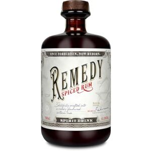 Remedy Rum Spiced Rum 1 x0,7l Gold Meinigers International Spirits Award Notes of Vanilla and Orange peel, 700 ml Remedy Rum Spiced Rum 1 x0,7l Gold Meinigers International Spirits Award Notes of Vanilla and Orange peel, 700 ml