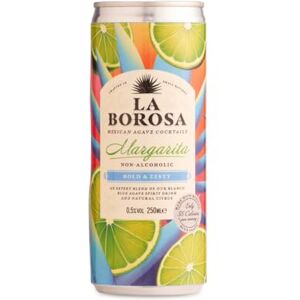 La Borosa Margarita Cocktails Ready-to-Serve Non-Alcoholic Tequila Alternative, 12 x 250ml (12 pack) La Borosa Margarita Cocktails Ready-to-Serve Non-Alcoholic Tequila Alternative, 12 x 250ml (12 pack)