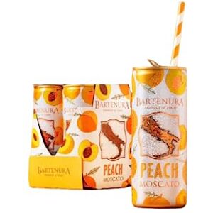 Bartenura Peach Moscato Cans Juicy Peach Flavour That Balance Perfectly With The Sweet Flavours Of Moscato 5% ABV 4 x 50ml Perfect For Any Party Celebration Bartenura Peach Moscato Cans Juicy Peach Flavour That Balance Perfectly With The Sweet Flavours Of Moscato 5% ABV 4 x 50ml Perfect For Any Party Celebration