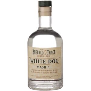 White Dog Buffalo Trace Mash No.1, 375ml, 62.5% ABV, White Blended Whiskey, Traditional Kentucky Recipe, Un-Aged Distillate with a Hint of Sweet Corn, Ideal for a Whiskey Sour, Whisky Gift Idea White Dog Buffalo Trace Mash No.1, 375ml, 62.5% ABV, White Blended Whiskey, Traditional Kentucky Recipe, Un-Aged Distillate with a Hint of Sweet Corn, Ideal for a Whiskey Sour, Whisky Gift Idea