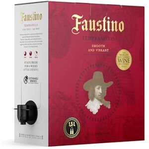 Faustino Red Wine Box 13% ABV, 1.5L Smooth, Vibrant, Tempranillo Spain Faustino Red Wine Box 13% ABV, 1.5L Smooth, Vibrant, Tempranillo Spain