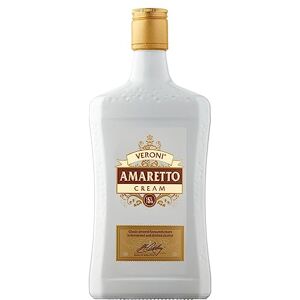 Veroni Amaretto Cream, Almond Liqueur, Classic Cocktail Ingredient for Espresso Martini & Affogato, Artisan Italian 15% Alcohol Drink, Nut-Free & Gluten Free Liquor for Home Bar, 50cl Veroni Amaretto Cream, Almond Liqueur, Classic Cocktail Ingredient for Espresso Martini & Affogato, Artisan Italian 15% Alcohol Drink, Nut-Free & Gluten Free Liquor for Home Bar, 50cl