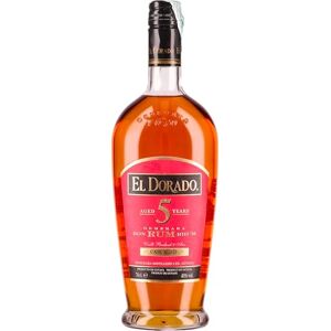 El Dorado 5 Year Old Gold Rum, 70 cl Award Winning Premium Rum Aged for 5 Years Flavours of Caramel and Spice Perfect for Cocktails and Sipping El Dorado 5 Year Old Gold Rum, 70 cl Award Winning Premium Rum Aged for 5 Years Flavours of Caramel and Spice Perfect for Cocktails and Sipping