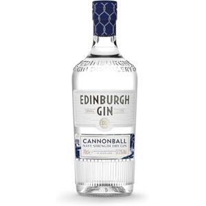 Edinburgh Gin Navy Strength Cannonball Gin 70cl 57.2% ABV High ABV London Dry Award Winning Premium Gin Double Juniper, Citrus and Szechuan Pepper Perfect for Cocktails and Gifts Edinburgh Gin Navy Strength Cannonball Gin 70cl 57.2% ABV High ABV London Dry Award Winning Premium Gin Double Juniper, Citrus and Szechuan Pepper Perfect for Cocktails and Gifts