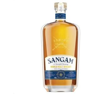 Rampur Sangam World Malt Whisky Whisky 43% ABV 70cl Single Bottle Unique, Smooth & Delicate Premium Whisky Complex Tasting Notes Rampur Sangam World Malt Whisky Whisky 43% ABV 70cl Single Bottle Unique, Smooth & Delicate Premium Whisky Complex Tasting Notes