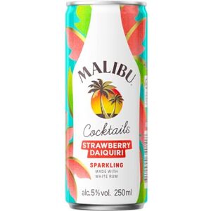 Malibu Strawberry Daiquiri Cans Pre-Mixed Ready to Drink Rum Cocktail Fruity Summer Drink Case of 12 x 250ml Malibu Strawberry Daiquiri Cans Pre-Mixed Ready to Drink Rum Cocktail Fruity Summer Drink Case of 12 x 250ml