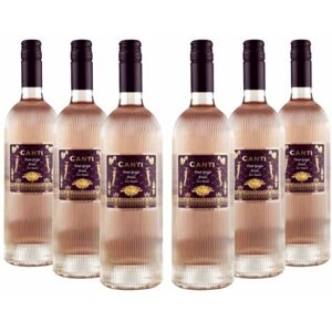 Canti Italian Rosè Dry Wine Pinot Grigio D.O.C. Friuli 12,5%, Fresh Flavor with a Soft, Round Palate, 6x750 ml Canti Italian Rosè Dry Wine Pinot Grigio D.O.C. Friuli 12,5%, Fresh Flavor with a Soft, Round Palate, 6x750 ml