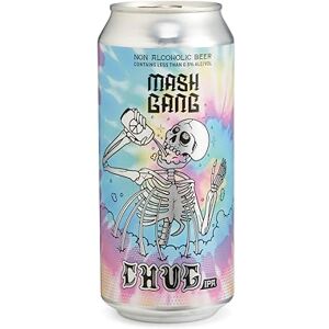 Mash Gang Chug Alcohol-Free Hazy IPA (0.5% ABV) – 12 x 440ml Cans – Full-Flavoured, Vegan, Low Calorie, Zero Sugar Mash Gang Chug Alcohol-Free Hazy IPA (0.5% ABV) – 12 x 440ml Cans – Full-Flavoured, Vegan, Low Calorie, Zero Sugar
