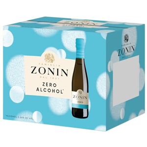 ZONIN Zero 200ml 24-Pack Alcohol-Free Italian Sparkling Wine-Based Drink Blend of White Grapes 20cl x 24, 0.05% ABV ZONIN Zero 200ml 24-Pack Alcohol-Free Italian Sparkling Wine-Based Drink Blend of White Grapes 20cl x 24, 0.05% ABV