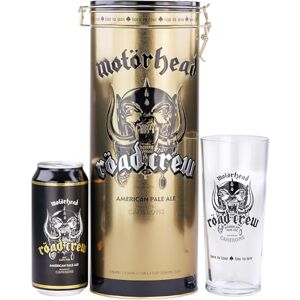 Blue Tree Motörhead Road Crew American Pale Ale Premium Tin Gift Set. Includes 440ml Can and Branded Glass and Pale British Ale by iconic Heavy Metal band. Perfect for Christmas. By Gifts. Blue Tree Motörhead Road Crew American Pale Ale Premium Tin Gift Set. Includes 440ml Can and Branded Glass and Pale British Ale by iconic Heavy Metal band. Perfect for Christmas. By Gifts.
