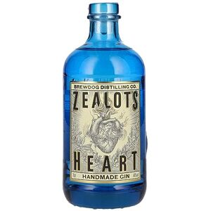 BrewDog Zealots Heart Handmade Gin, 70 cl, 44% ABV Made by Distilling Co in Scotland 17 Hand Selected Botanicals BrewDog Zealots Heart Handmade Gin, 70 cl, 44% ABV Made by Distilling Co in Scotland 17 Hand Selected Botanicals