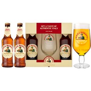 BEAMS INTERNATIONAL Beer Gifts For Men 2x Birra Moretti 330ml Bottle 4.5% ABV & Glass Premium Lager Gift Set for Him, Birthday Gifts for Men, Fathers Day Perfect Hamper Presents, Alcohol Gift Sets BEAMS INTERNATIONAL Beer Gifts For Men 2x Birra Moretti 330ml Bottle 4.5% ABV & Glass Premium Lager Gift Set for Him, Birthday Gifts for Men, Fathers Day Perfect Hamper Presents, Alcohol Gift Sets