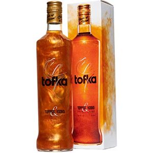 Tofka Toffee Vodka with Golden Glitter Shimmer Effect, Perfect for Shots, Cocktails or Over Ice, 70 cl Bottle, 29.9% ABV Tofka Toffee Vodka with Golden Glitter Shimmer Effect, Perfect for Shots, Cocktails or Over Ice, 70 cl Bottle, 29.9% ABV