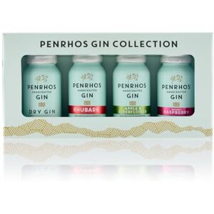 PENRHOS Gin Gift Pack Multiple Flavours London Dry, Rhubarb, Apple & Elderflower & Wonky Raspberry Award-Winning Fruity Artisan Gins, 100% Wonky Fruit, Recycled Aluminium Bottles 4 x 5cl PENRHOS Gin Gift Pack Multiple Flavours London Dry, Rhubarb, Apple & Elderflower & Wonky Raspberry Award-Winning Fruity Artisan Gins, 100% Wonky Fruit, Recycled Aluminium Bottles 4 x 5cl