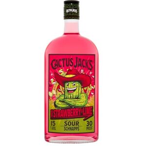 Cactus Jack's Twisted Strawberry and Lime flavoured sour schnapps, made for shots, mixed alcoholic drinks and cocktails, 700ml, 15% ABV Cactus Jack's Twisted Strawberry and Lime flavoured sour schnapps, made for shots, mixed alcoholic drinks and cocktails, 700ml, 15% ABV