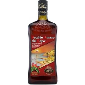 Vecchia Amaro del Capo Caffo Vecchio Amaro Del Capo Red Hot Chilli Edition Liqueur 70cl, 35% ABV Iconic Italian Herbal Bitter Sweet Amaro Digestif Liqueur infused with spicy Calabrian chili pepper Vecchia Amaro del Capo Caffo Vecchio Amaro Del Capo Red Hot Chilli Edition Liqueur 70cl, 35% ABV Iconic Italian Herbal Bitter Sweet Amaro Digestif Liqueur infused with spicy Calabrian chili pepper