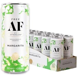 Free AF Canned Alcohol Free Cocktail Non-Alcoholic Aperitif – Alcohol-Free Sparkling Botanical Spritz – Ready to Drink 12 x 250ml MARGARITA Free AF Canned Alcohol Free Cocktail Non-Alcoholic Aperitif – Alcohol-Free Sparkling Botanical Spritz – Ready to Drink 12 x 250ml MARGARITA