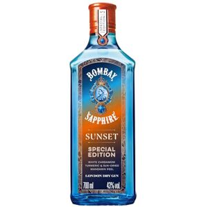 BOMBAY Sapphire Sunset London Dry Gin, 43% vol., 70 cl / 700 ml, Special Edition 100% Vapour Infused Spirit with Warming Spices and Bittersweet Mandarin Peel BOMBAY Sapphire Sunset London Dry Gin, 43% vol., 70 cl / 700 ml, Special Edition 100% Vapour Infused Spirit with Warming Spices and Bittersweet Mandarin Peel