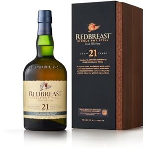 Redbreast 21 Year Old Single Pot Still Irish Whiskey, 70cl, 46% ABV – Sherry & Bourbon Barrel Maturation, Deep Fruit, Oak Spice & Long Elegant Finish, Gold Winning Irish Whiskey Redbreast 21 Year Old Single Pot Still Irish Whiskey, 70cl, 46% ABV – Sherry & Bourbon Barrel Maturation, Deep Fruit, Oak Spice & Long Elegant Finish, Gold Winning Irish Whiskey