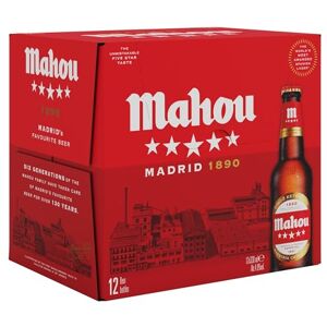 Mahou Spanish Premium Lager, 12x330ml bottles Mahou Spanish Premium Lager, 12x330ml bottles