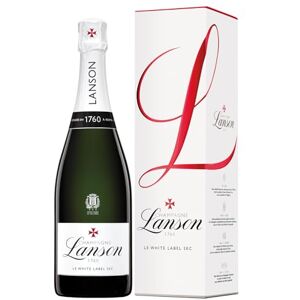 LANSON Le White Label Sec Champagne Gift Box 75cl LANSON Le White Label Sec Champagne Gift Box 75cl