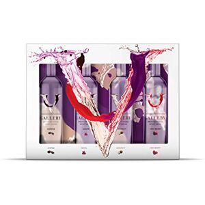 V Gallery Premium Flavoured Vodka Gift Set, 4 x 5 cl, Collection 2, 21% ABV V Gallery Premium Flavoured Vodka Gift Set, 4 x 5 cl, Collection 2, 21% ABV