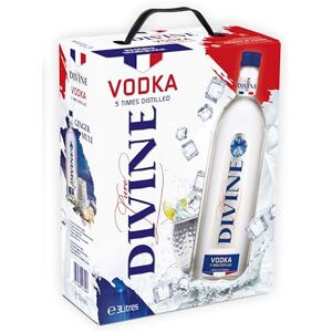 PURE DIVINE – French Vodka from the Northern Vosges – 37.5% ABV 3 Liter Vodka Bag in Box (1 x 3 l) PURE DIVINE – French Vodka from the Northern Vosges – 37.5% ABV 3 Liter Vodka Bag in Box (1 x 3 l)