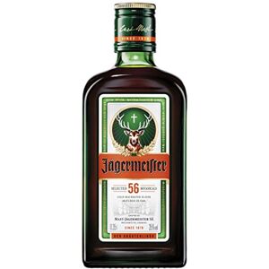 Jägermeister Herbal Liqueur 35cl 35% ABV German Liqueur Spirits 56 Herbs & Botanicals Best Served as an Ice Cold Shot Jägermeister Herbal Liqueur 35cl 35% ABV German Liqueur Spirits 56 Herbs & Botanicals Best Served as an Ice Cold Shot