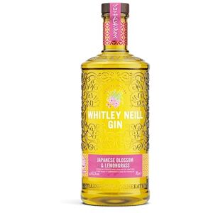 Whitley Neill Japanese Blossom & Lemongrass Gin 41.3% ABV 70cl Amazon Exclusive Whitley Neill Japanese Blossom & Lemongrass Gin 41.3% ABV 70cl Amazon Exclusive