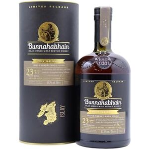 Scotch Whisky Bunnahabhain 1999 23 Year Old Triple Sherry Wood Finish Islay Single Malt 70cl 53.3% ABV Fèis Ìle 2024 Butterscotch, Creamy, Wood Spice Islay Single Malt Whisky Scotch Whisky Bunnahabhain 1999 23 Year Old Triple Sherry Wood Finish Islay Single Malt 70cl 53.3% ABV Fèis Ìle 2024 Butterscotch, Creamy, Wood Spice Islay Single Malt Whisky