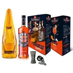 Sant'Orsola Luxury Spritz 25 Aperitivo Drink for a Balanced Taste Spritz + Prosecco Millesimato Extra Dry Luxury D.O.C. + Stopper + Jigger Sant'Orsola Luxury Spritz 25 Aperitivo Drink for a Balanced Taste Spritz + Prosecco Millesimato Extra Dry Luxury D.O.C. + Stopper + Jigger