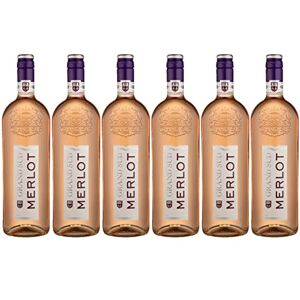 Grand Sud Merlot Rosé from South of France Dry Rosé Wine Case of 6 (6 x 1 L) Grand Sud Merlot Rosé from South of France Dry Rosé Wine Case of 6 (6 x 1 L)