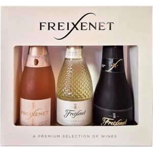 Blue Tree Freixenet Cordon Rosado Dry Cava 3 x 20cl Gift Pack– 2025 (11.5% ABV), Prosecco D.O.C (11%) & Cordon Negro Brut Cava (11.5%). Gift for Birthday or Christmas. By Gifts. Blue Tree Freixenet Cordon Rosado Dry Cava 3 x 20cl Gift Pack– 2025 (11.5% ABV), Prosecco D.O.C (11%) & Cordon Negro Brut Cava (11.5%). Gift for Birthday or Christmas. By Gifts.