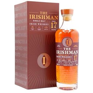 The Irishman 17 Year Old Single Malt Whiskey 70cl, 54% ABV Irish Single Malt Whiskey, Gift Box, Sherry Cask The Irishman 17 Year Old Single Malt Whiskey 70cl, 54% ABV Irish Single Malt Whiskey, Gift Box, Sherry Cask