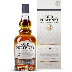 Pulteney Old 12 Year Old Single Malt Scotch Whisky, 40% ABV, 70cl, Distilled & Matured by the Sea, Aged in Ex-Bourbon Casks, Multi-Award-Winning Maritime Malt, Highland Coastal Flavour Pulteney Old 12 Year Old Single Malt Scotch Whisky, 40% ABV, 70cl, Distilled & Matured by the Sea, Aged in Ex-Bourbon Casks, Multi-Award-Winning Maritime Malt, Highland Coastal Flavour