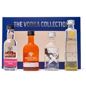BEAMS INTERNATIONAL Vodka Gift Set Flavoured 4x 5cl Ciroc Pineapple, JJ Whitley Watermelon, Whitley Neill Blood Orange, Absolut Vanilla, Alcohol Gift Set Birthday, Vodka Gifts for Women, Men, Stocking, Christmas BEAMS INTERNATIONAL Vodka Gift Set Flavoured 4x 5cl Ciroc Pineapple, JJ Whitley Watermelon, Whitley Neill Blood Orange, Absolut Vanilla, Alcohol Gift Set Birthday, Vodka Gifts for Women, Men, Stocking, Christmas
