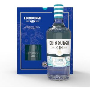 Edinburgh Gin Seaside Gin with Two Glasses Gift Set 70cl 43% ABV Perfect for Gifting Award Winning Premium Gin Crafted with Citrus and Lavender for a Smooth Taste Edinburgh Gin Seaside Gin with Two Glasses Gift Set 70cl 43% ABV Perfect for Gifting Award Winning Premium Gin Crafted with Citrus and Lavender for a Smooth Taste
