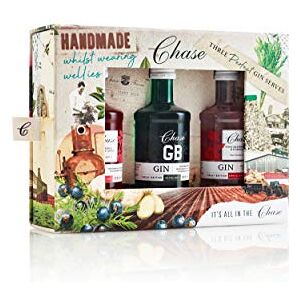 Chase Distillery Chase Three Perfect Gin Serves, Minatures Gift Set, 50 ml Chase Distillery Chase Three Perfect Gin Serves, Minatures Gift Set, 50 ml