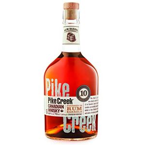 Pike Creek 10 Year Old Canadian Whisky 70cl 43 Percent Finished in Rum Barrels Soft and Smooth Serve Neat or in Cocktails Ideal for Gifting Pike Creek 10 Year Old Canadian Whisky 70cl 43 Percent Finished in Rum Barrels Soft and Smooth Serve Neat or in Cocktails Ideal for Gifting