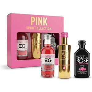 BEAMS INTERNATIONAL Pink Trio Selection – Premium Mini Alcohol Bottles Gift Set, AU Vodka, Tequila Rose & Edinburgh Gin Liqueur, Raspberry Small Pink Gifts for Women, Birthday Perfect Ladies Hamper BEAMS INTERNATIONAL Pink Trio Selection – Premium Mini Alcohol Bottles Gift Set, AU Vodka, Tequila Rose & Edinburgh Gin Liqueur, Raspberry Small Pink Gifts for Women, Birthday Perfect Ladies Hamper