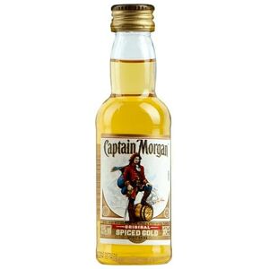 Captain Morgan Original Spiced Rum 35% vol 12x5cl Multipack Caribbean Rum-Based Spirit Drink with Spice Vanilla & Brown Sugar Flavours For a Spiced Rum Cocktail Captain Morgan Original Spiced Rum 35% vol 12x5cl Multipack Caribbean Rum-Based Spirit Drink with Spice Vanilla & Brown Sugar Flavours For a Spiced Rum Cocktail