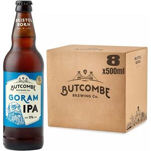 BUTCOMBE Brewery, Goram IPA Beer Bottles, Vegan Friendly, Fruit, Citrus and Bitter Notes, 8 x 500ml BUTCOMBE Brewery, Goram IPA Beer Bottles, Vegan Friendly, Fruit, Citrus and Bitter Notes, 8 x 500ml