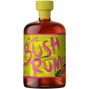 Bush Tropical Citrus Spiced Rum Bursting With Natural Tropical & Citrus Fruits 100% Recycled Bottle 100% Recyclable Pack 37.5% ABV 70cl Bush Tropical Citrus Spiced Rum Bursting With Natural Tropical & Citrus Fruits 100% Recycled Bottle 100% Recyclable Pack 37.5% ABV 70cl