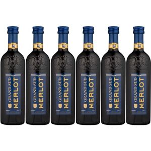 Grand Sud Merlot, round and fruity red wine (6 x 0,25L) Grand Sud Merlot, round and fruity red wine (6 x 0,25L)