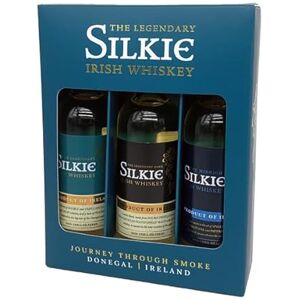 The Legendary Silkie Irish Whiskey The Legendary Silkie “Journey Through Smoke” Irish Whiskey Trio Mini Gift Pack The Legendary Silkie Irish Whiskey The Legendary Silkie “Journey Through Smoke” Irish Whiskey Trio Mini Gift Pack