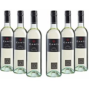 Canti Italian White Dry Wine, Blend of Selected Grapes, Fruity Taste and Fresh Tropical Fruits Notes, 6x750 ml Canti Italian White Dry Wine, Blend of Selected Grapes, Fruity Taste and Fresh Tropical Fruits Notes, 6x750 ml