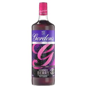 Gordon's Spritz Edition Shimmer Berry Gin 20% vol 70cl Limited Edition Juicy Berry Mystical Violet Mix with Tonic or Lemonade Gordon's Spritz Edition Shimmer Berry Gin 20% vol 70cl Limited Edition Juicy Berry Mystical Violet Mix with Tonic or Lemonade