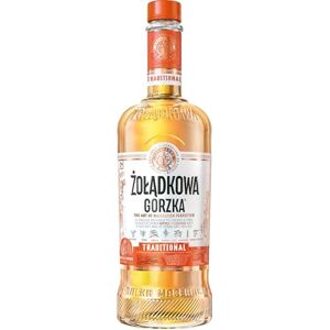 Zoladkowa Gorzka Traditional 700ml Polish Herbal Vodka Liqueur with Bitter Orange & Caramel Sweet-Bitter Amber Spirit Made in Poland Zoladkowa Gorzka Traditional 700ml Polish Herbal Vodka Liqueur with Bitter Orange & Caramel Sweet-Bitter Amber Spirit Made in Poland